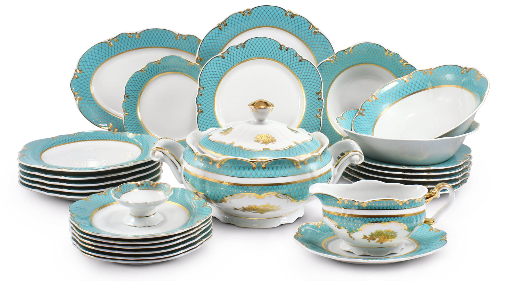 Set a Gilded Table with These 5 Luxury Dinnerware Sets